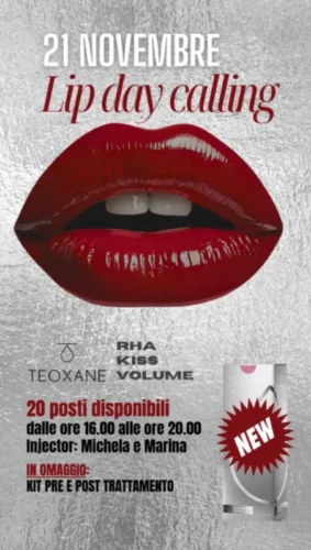 Locandina per evento Lip Day Calling di Monti Parioli Medical.
